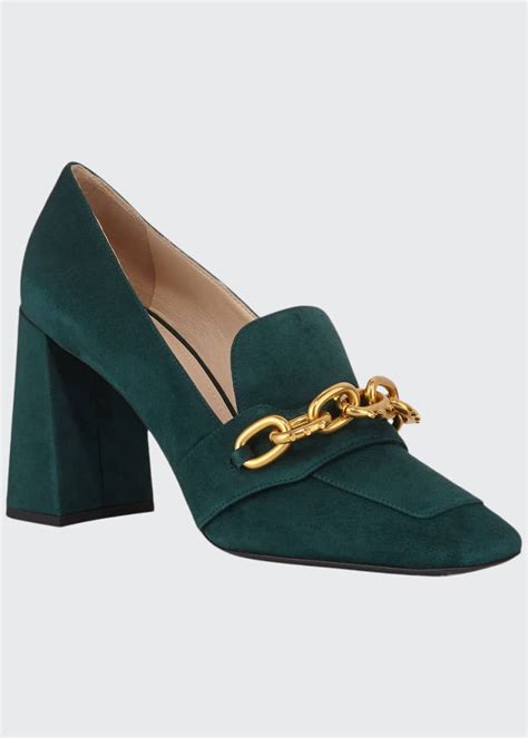 prada suede loafer-style pumps|Women's Lace.